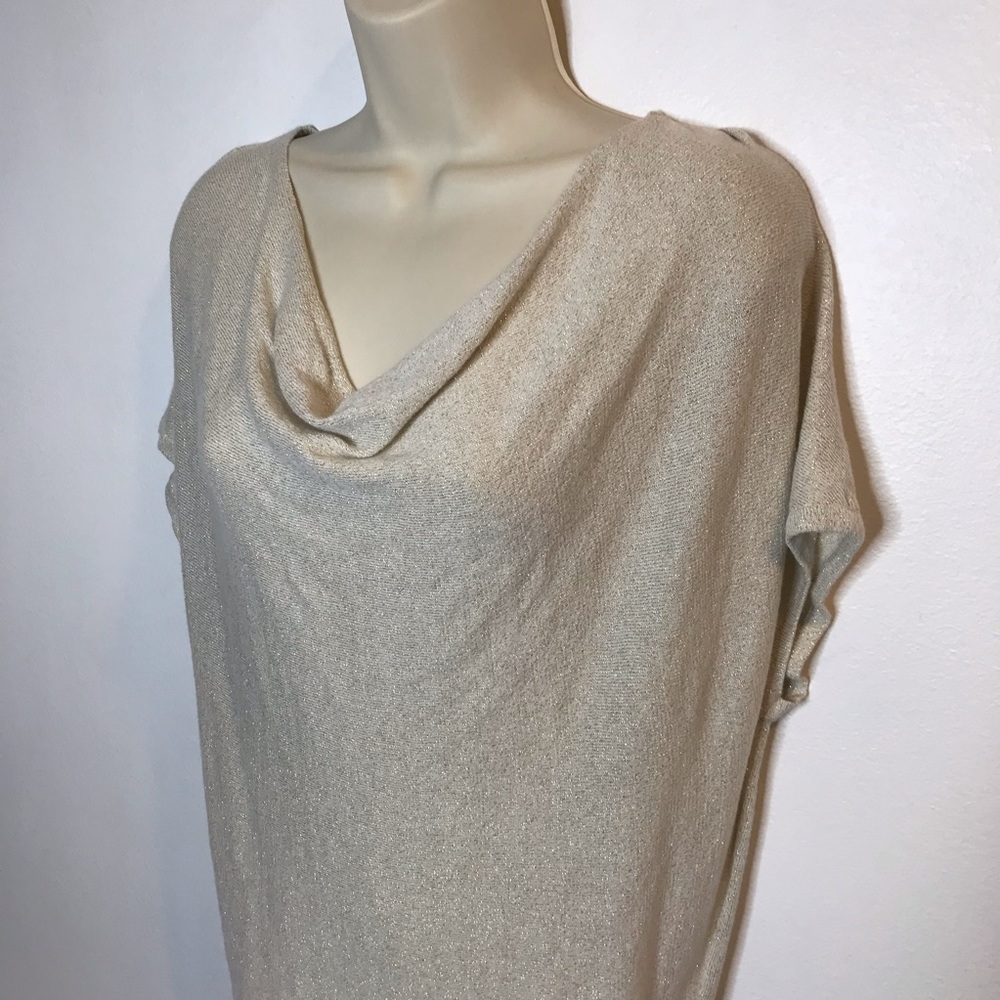 Worthington Petite Medium Gold Blouse Shirt - Picture 2 of 7
